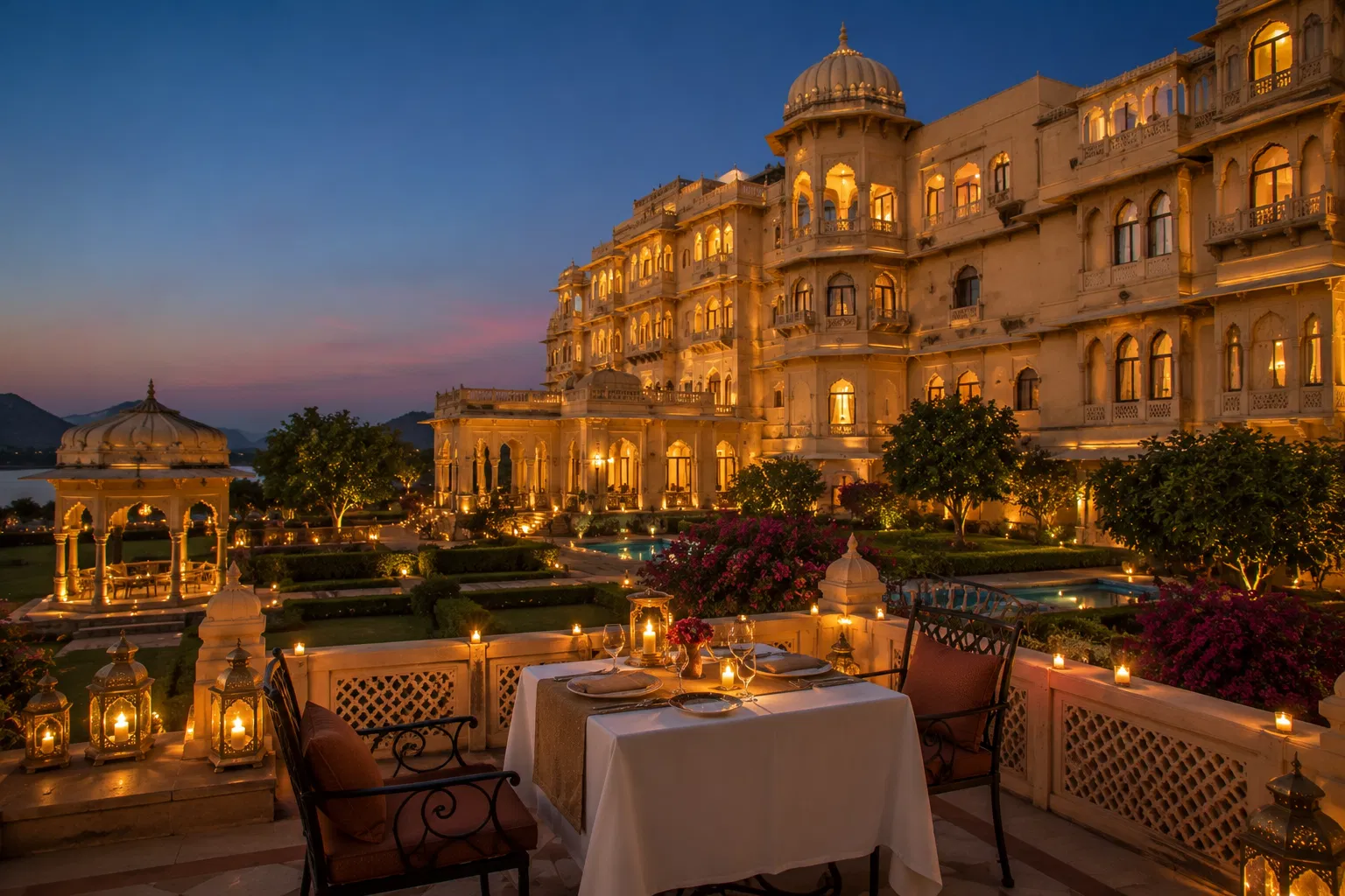 Luxury heritage palace hotel in Rajasthan