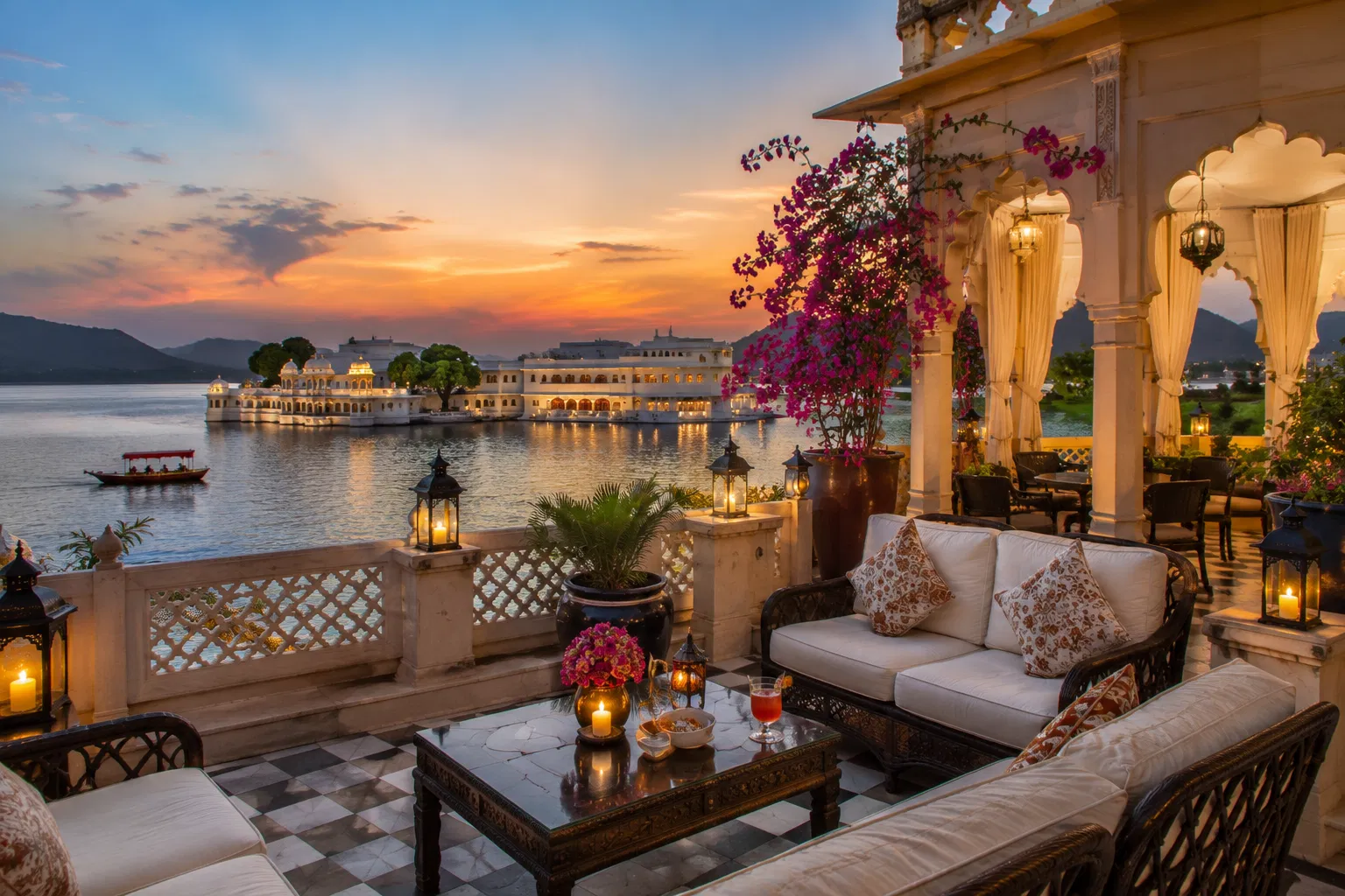 Luxury royal palace suite in Rajasthan