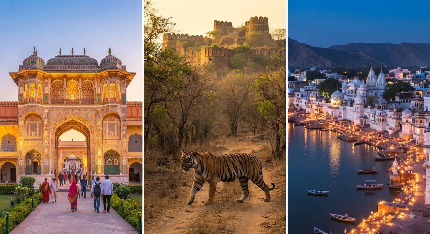 Jaipur – Ranthambore – Pushkar