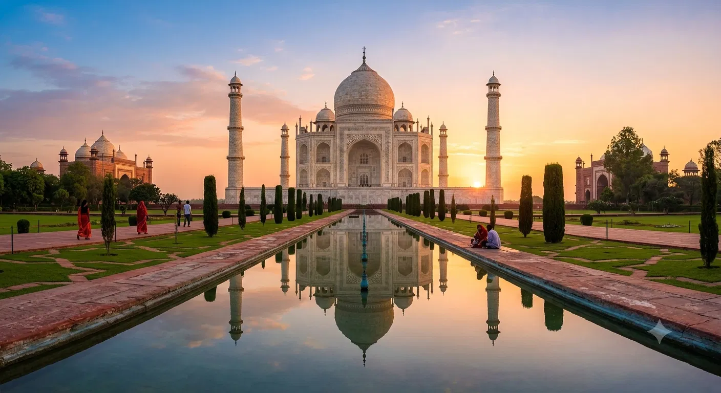 Taj Mahal and Agra Fort