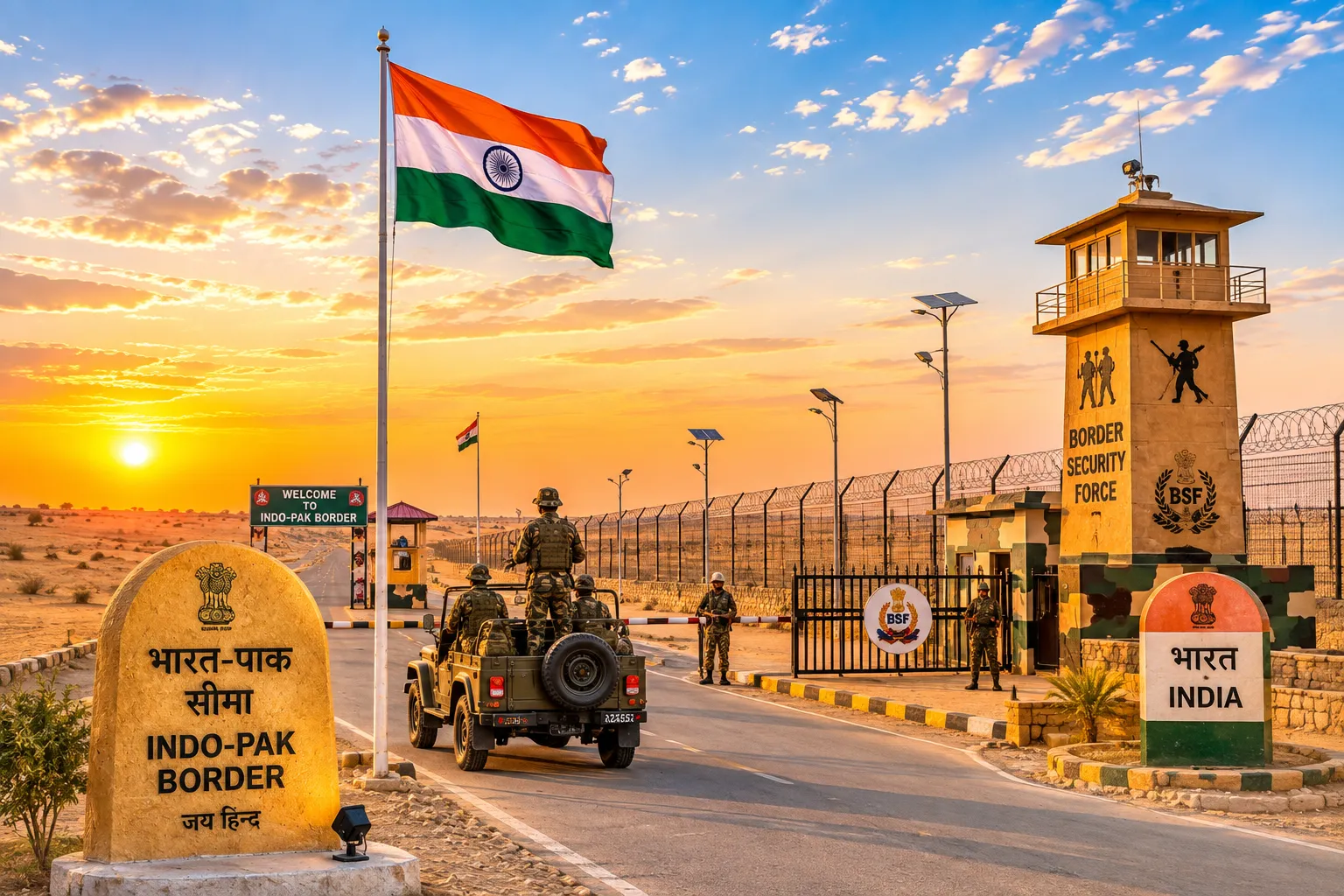 Longewala and India–Pakistan Border region — Rajasthan Desert & Jaisalmer Tour