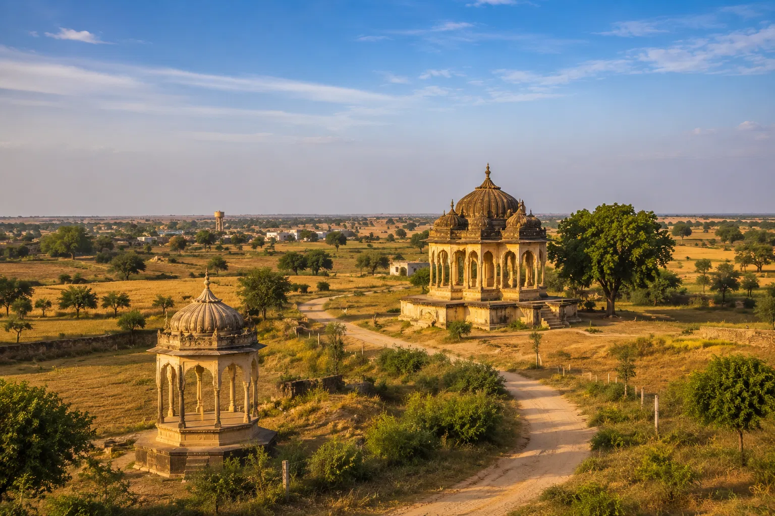 Rural heritage landscape of Shekhawati Rajasthan